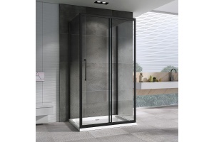 Душевой уголок Abber Schwarzer Diamant 150х90 черный (AG30150BH-S90B-S90B) - 2