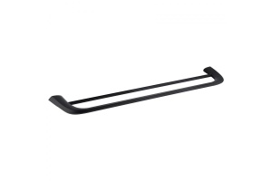 Полотенцедержатель двойной ABBER Nord черный матовый