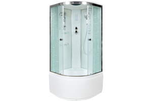 Душевая кабина DETO EM4590EL с высоким поддоном, с сиденьем