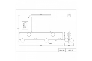 Подвесной светильник Favourite Fitirum 4072-6P - 3