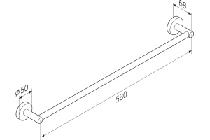 Полотенцедержатель STWORKI by Damixa Дублин HADB346400 - 3
