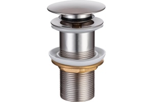 Донный клапан для раковины Allen Brau Priority Round 5.31024-BN брашированный никель