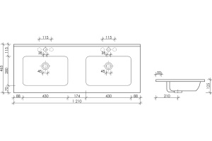 Раковина Ceramica Nova Element CN7004 - 2