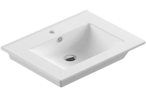 Мебельная раковина Sanita luxe Quadro 75 белый