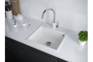 Мойка кухонная мойка Paulmark Stepia 50 белый матовый - 3