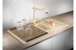 Мойка кухонная Omoikiri Sakaime 86-2-BE ваниль - 2