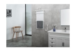 Полотенцесушитель электрический Black&White Moon 90х40 белый матовый - 2