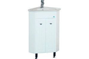 Тумба с раковиной Misty Лотос 40 угловая - 2