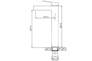 Смеситель для раковины Gappo G1099-32 - 2