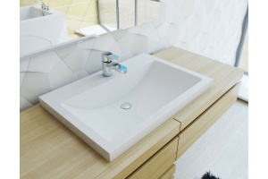 Мебельная раковина Misty Монако 70 белая глянцевая - 2