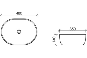 Рукомойник Ceramica Nova Element CN6019 - 2