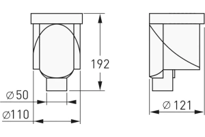 Сифон для душевого лотка Berges черный - 2