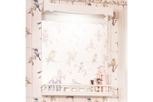 Зеркало Бриклаер Кантри 45 бежевый дуб