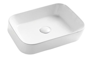 Раковина накладная Ceramalux N 45 белый (2242) - 2