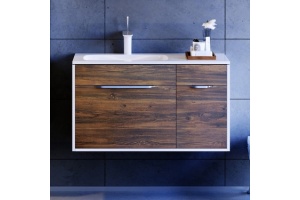 Мебель для ванной Aqwella 5 stars Malaga 90 L крафт темный - 2