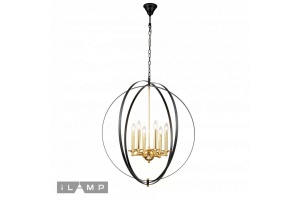 Подвесная люстра iLamp Element 9977-800 GL+BK