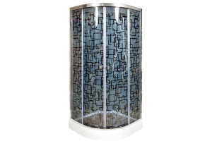 Душевая кабина Deto BМ1590 с гидромассажем BLACK - 2