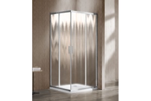 Душевая дверь Vincea Garda 120 хром стекло рифленое