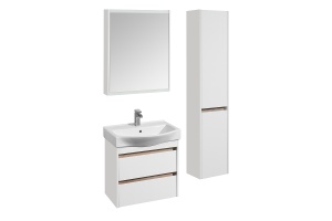 Комплект мебели Aquaton Нортон 65 белый глянец - 3