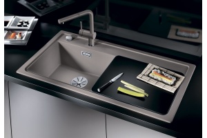 Мойка кухонная Blanco Zenar XL 6S серый беж, левая - 2