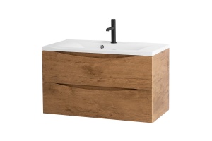 Тумба с раковиной BelBagno Marino 100 светлое дерево