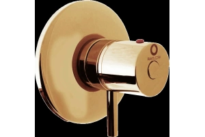 Смеситель термостатический для душа Rav Slezak Termo золото