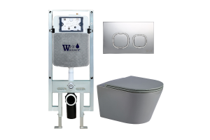 Комплект WeltWasser AMBERG 497 ST + SALZBACH 041 MT-GR + AMBERG RD-MT CR (10000011100)