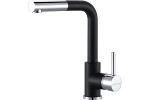 Смеситель для кухни Paulmark Kassel темно - серый матовый 