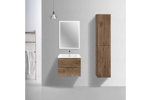 Тумба под раковину Vincea Mia Slim 60 светлое дерево - 2