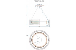 Подвесной светильник Wertmark Patricia WE117.02.303 - 2