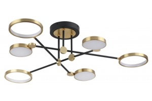 Потолочная светодиодная люстра Odeon Light Midcent Denzel 4320/60CL