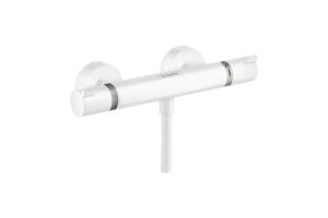 Смеситель для душа Hansgrohe Ecostat Comfort с термостатом белый матовый