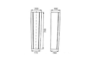 Пьедестал Cersanit Carina (PO-CAR50/55/60) - 2