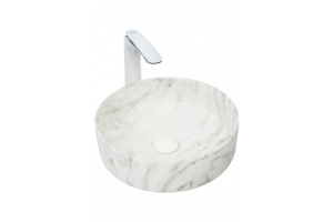 Раковина накладная Weltwasser WW ELBACH 3134 M820 35.5 белый - серый (10000004541)