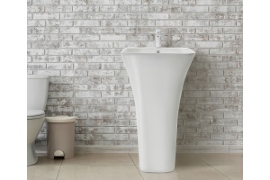 Раковина напольная Weltwasser WW LEERBACH 4543 GL-WT 45 белый (10000005492) - 3