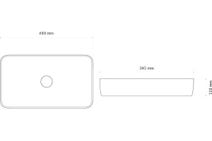 Раковина накладная  Excellent Cori 61 белый - 3