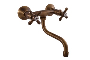 Смеситель для кухни Rav Slezak Morava retro бронза