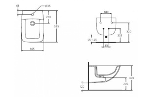 Биде подвесное Ideal Standard Cantica (W806501) - 3