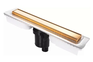 Душевой лоток Berges B1 Keramik 90 золото глянцевое