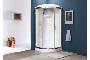 Душевая кабина Royal Bath 90х90 хром стекло матовое - 2