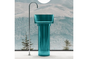 Раковина напольная Abber Kristall 45 бирюзовый