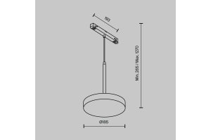 Потолочный светодиодный светильник Maytoni Technical Zon C032CL-45W4K-RD-MG - 2
