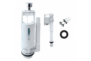 Арматура смывная, 2-ур, нижний подвод, тип А, IDDIS, F012400-01K