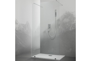 Душевая перегородка RGW Walk In WA-016 120х195 профиль хром стекло прозрачное