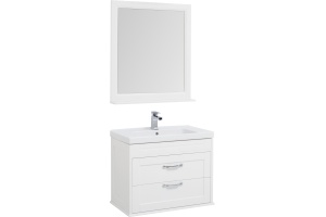 Мебель для ванной Aquanet Денвер 80 белый глянец