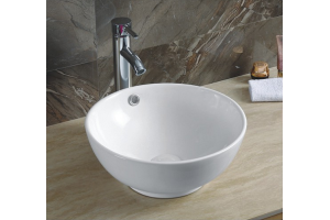 Раковина накладная Ceramalux N белый (9002) - 3