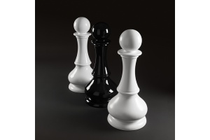 Kerasan Artwork Cтатуэтка декоративная Pedone, цвет белый глянцевый