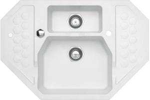 Мойка кухонная Alveus Sensual Granital 60 arctic