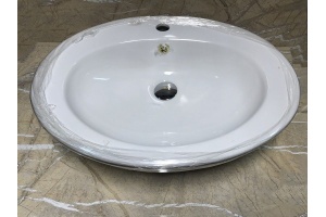 Накладная раковина Ceramalux Classic 60 белый (3573) - 2