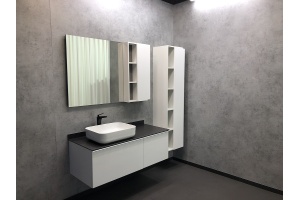 Тумба с раковиной Comforty Милан 120 белая глянцевая - 3